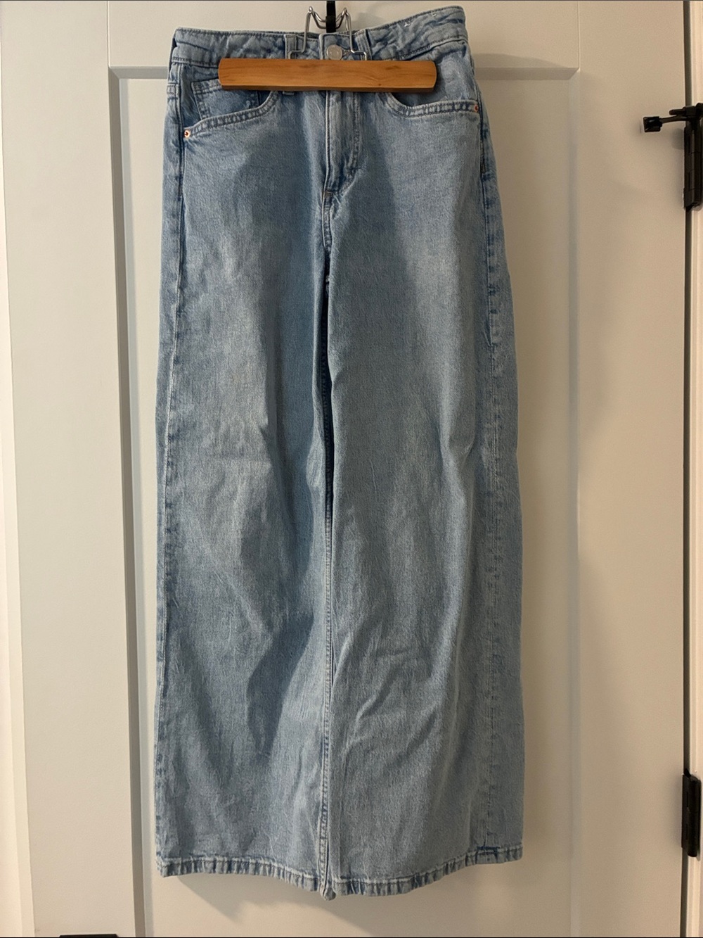H& M—Light Blue Wide Leg Girl’s Jeans